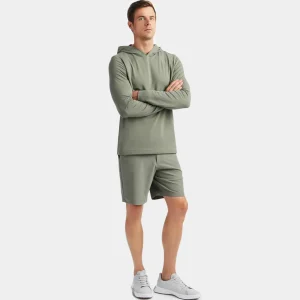 G/FORE Brushed Back Tech Hoodie- Mid Layers