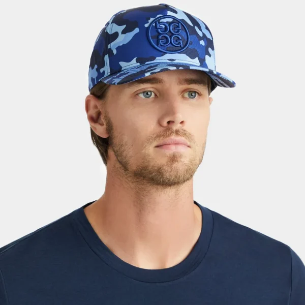 G/FORE Camo Circle G's Ripstop Snapback- Hats