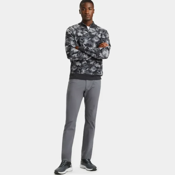 G/FORE Camo Jacquard Merino Wool Quarter Zip Sweater- Sweaters