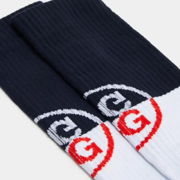 G/FORE Circle G Ribbed Compression Crew Sock- Socks