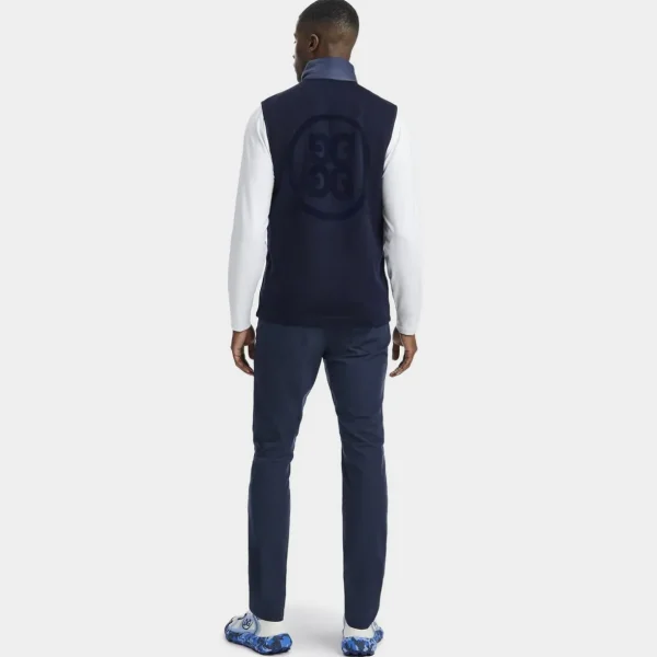 G/FORE Circle G's Chenille Merino Wool Vest- Outerwear