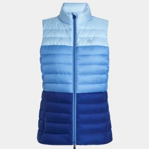 G/FORE Colour Block Lightweight Down Puffer Vest- Outerwear