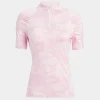 G/FORE Exploded Camo Tech Jersey Short Sleeve Quarter Zip- Mid Layers