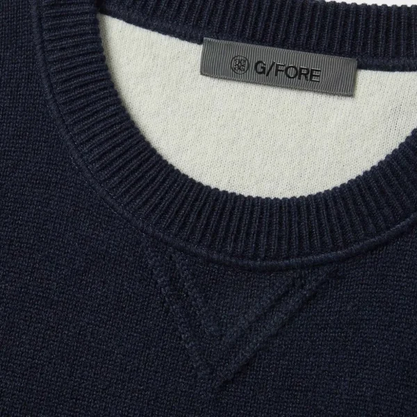 G/FORE Fresh Take On The Cashmere Crew- Sweaters