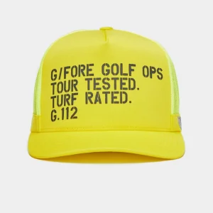 G/FORE Golf Ops G.112 Interlock Knit Tall Trucker Hat- Hats