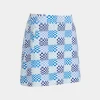 G/FORE Gradient Check Silky Tech Nylon A-Line Skort- Skorts & Dresses