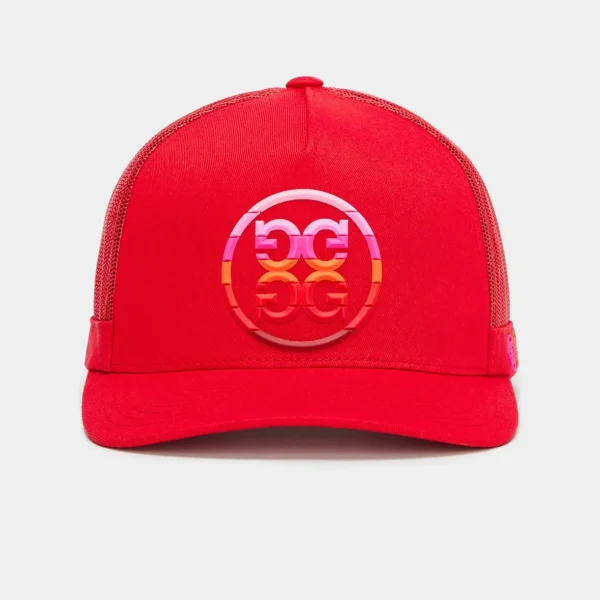 G/FORE Gradient Circle G's Cotton Twill Trucker Hat- Hats