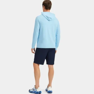 G/FORE Hooded Luxe Quarter Zip Mid Layer- Mid Layers