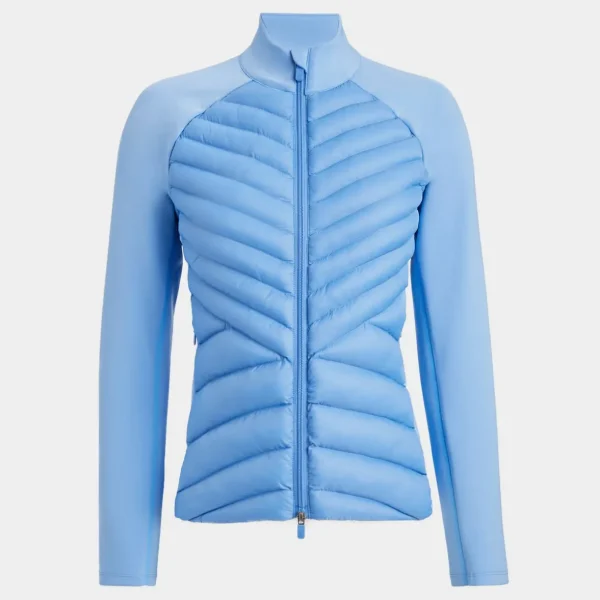 G/FORE Hybrid Quilted Stretch Tech Interlock Jacket- Outerwear