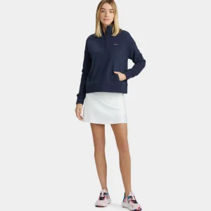 G/FORE I Hate Golf French Terry Quarter Zip Boxy Pullover- Mid Layers