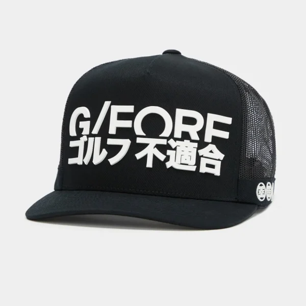 G/FORE J4 Cotton Twill Tall Trucker Hat- Hats