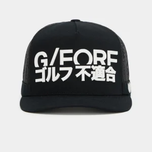 G/FORE J4 Cotton Twill Tall Trucker Hat- Hats