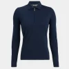 G/FORE Lightweight Tech Performance Fine Wool Long Sleeve Polo- Polos