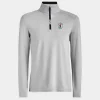 G/FORE Limited Edition 2024 U.S. Open Brushed Back Tech Quarter Zip Pullover- Mid Layers