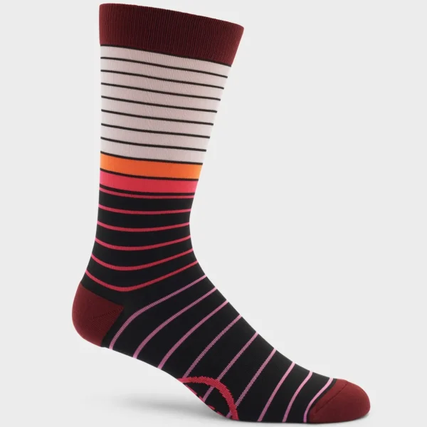 G/FORE Mixed Striped Compression Crew Sock- Socks