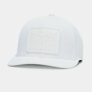 G/FORE Monochrome Pray For Birdies Stretch Twill Snapback Hat- Hats