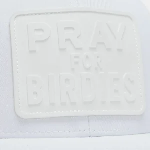 G/FORE Monochrome Pray For Birdies Stretch Twill Snapback Hat- Hats