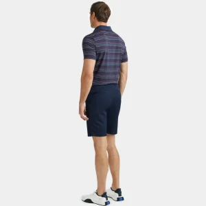 G/FORE Multi Stripe Tech Jersey Modern Spread Collar Polo- Polos & Shirts