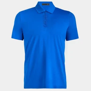 G/FORE Performance Nylon Perforated Circle G's Modern Spread Collar Polo- Polos & Shirts