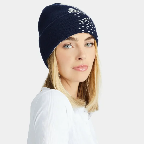 G/FORE Pixelated Skull & Tees Cashmere Merino Wool Beanie- Hats