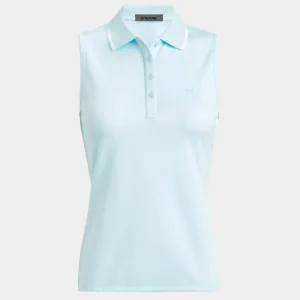 G/FORE Polkadot Jacquard Sleeveless Polo- Polos