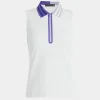 G/FORE Quarter Zip Tech Pique Sleeveless Polo- Polos