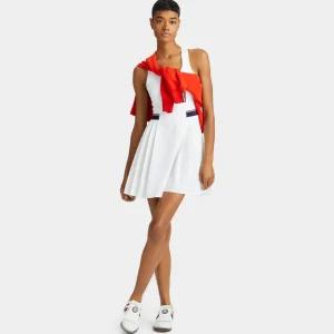 G/FORE Racerback Stretch Ops Pleated Tennis Dress With Short- Skorts & Dresses