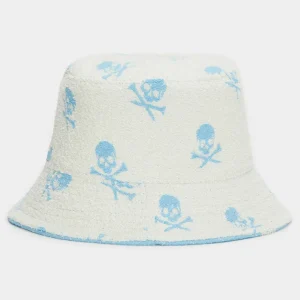 G/FORE Reversible Intarsia Skull & Tees Woven Bucket Hat- Hats