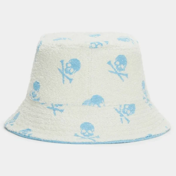 G/FORE Reversible Intarsia Skull & Tees Woven Bucket Hat- Hats