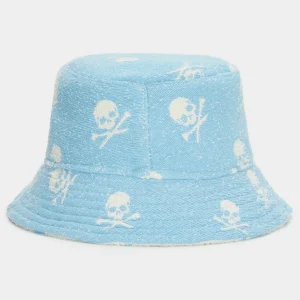 G/FORE Reversible Intarsia Skull & Tees Woven Bucket Hat- Hats