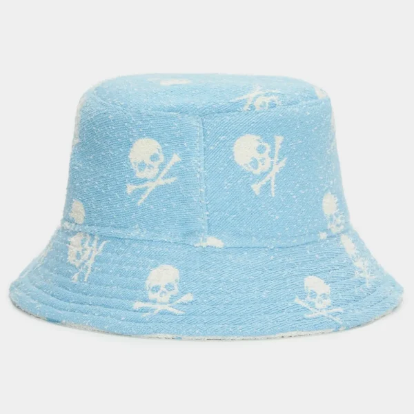 G/FORE Reversible Intarsia Skull & Tees Woven Bucket Hat- Hats