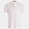 G/FORE Rib Gusset Melange Ice Nylon Spread Collar Polo- Polos & Shirts