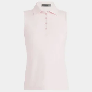 G/FORE Silky Tech Nylon Sleeveless Polo- Polos