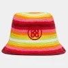 G/FORE Striped Circle G's Crochet Bucket Hat- Hats