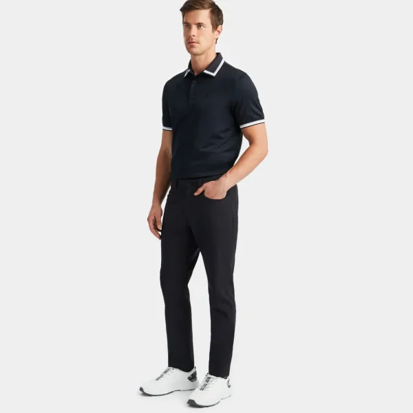 G/FORE Tux Tech Jersey Banded Sleeve Polo- Polos & Shirts