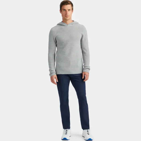 G/FORE Waffle Stitch Merino Wool Hooded Sweater- Sweaters