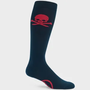 G/FORE Women's Skull & T's Nylon Knee High Sock- Socks