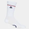 G/FORE Women's Skull & T's Ribbed Nylon Crew Sock- Socks